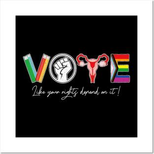 Vote Like Your Daughter’s Rights Depend on It v2 Posters and Art